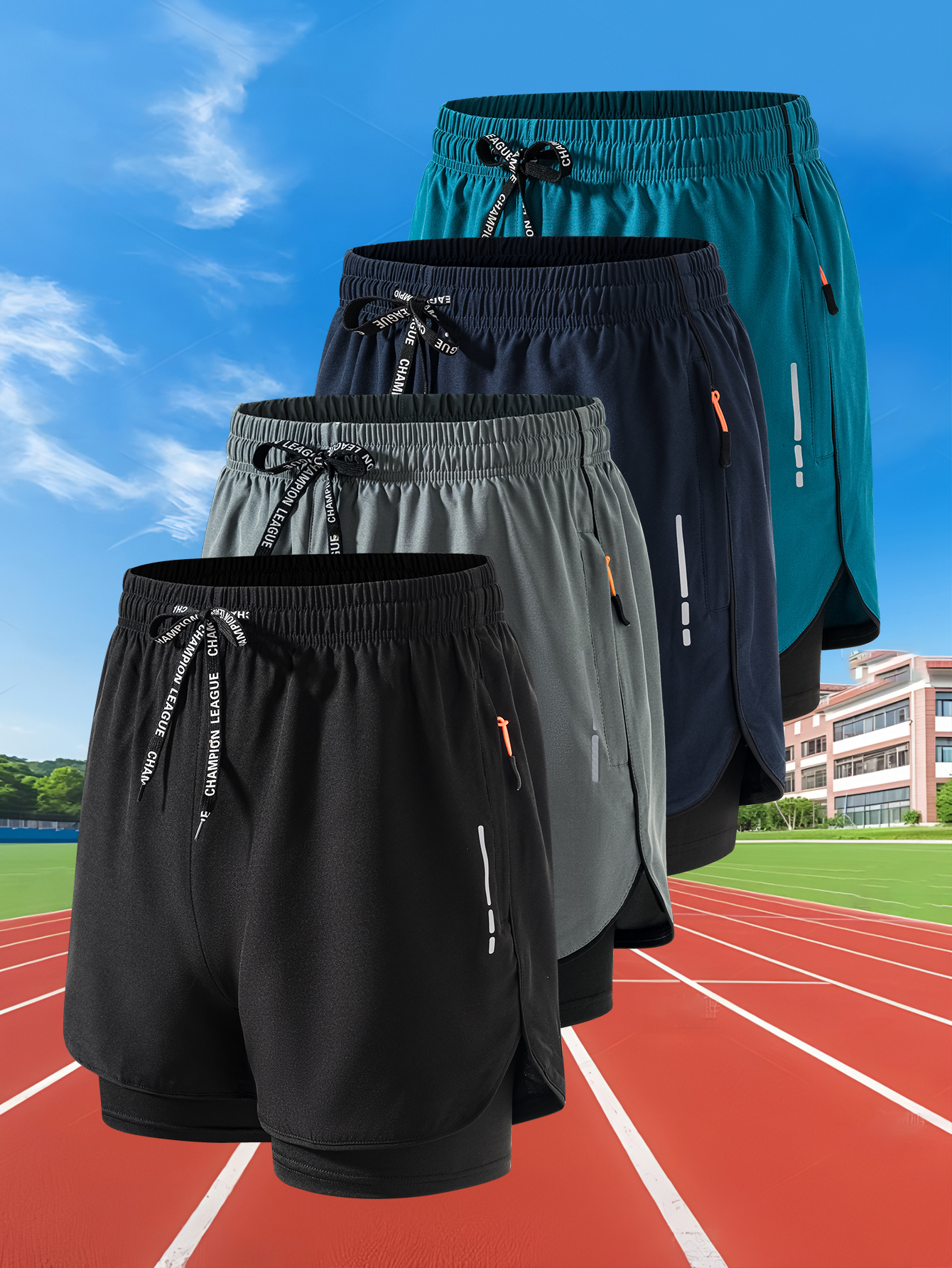 Ultragear Running - Summer Men Running Shorts Fitness Gym