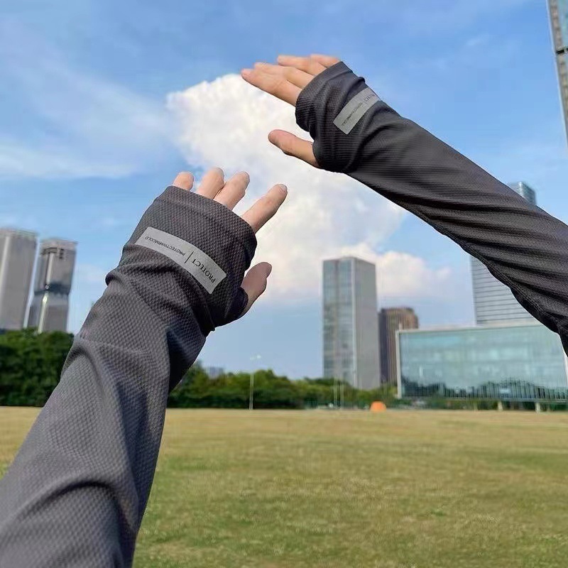 1Pair Unisex UV Cooling Sun Ar - Running Gear For 评论和价格