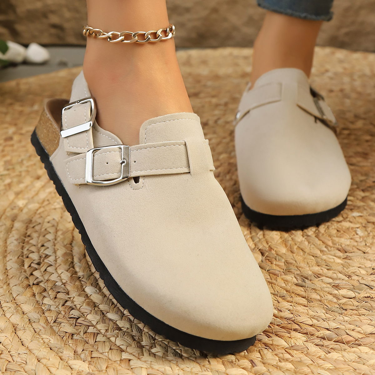 Litfun Suede Women's Clogs wit - Insole Arch Support 评论和价格