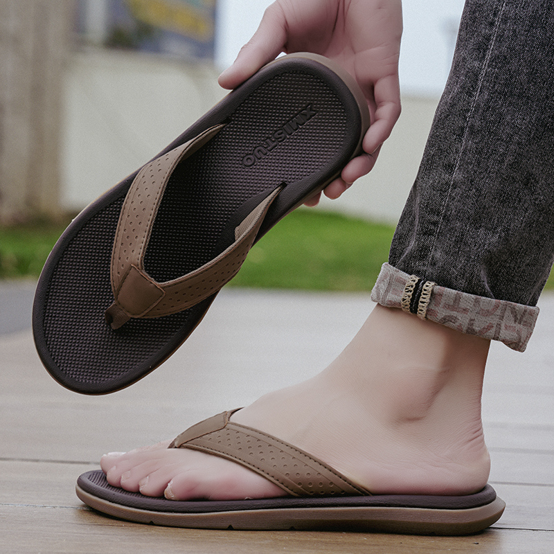 Men's Summer Retro-Style Thick - Insole Arch Support 评论和价格