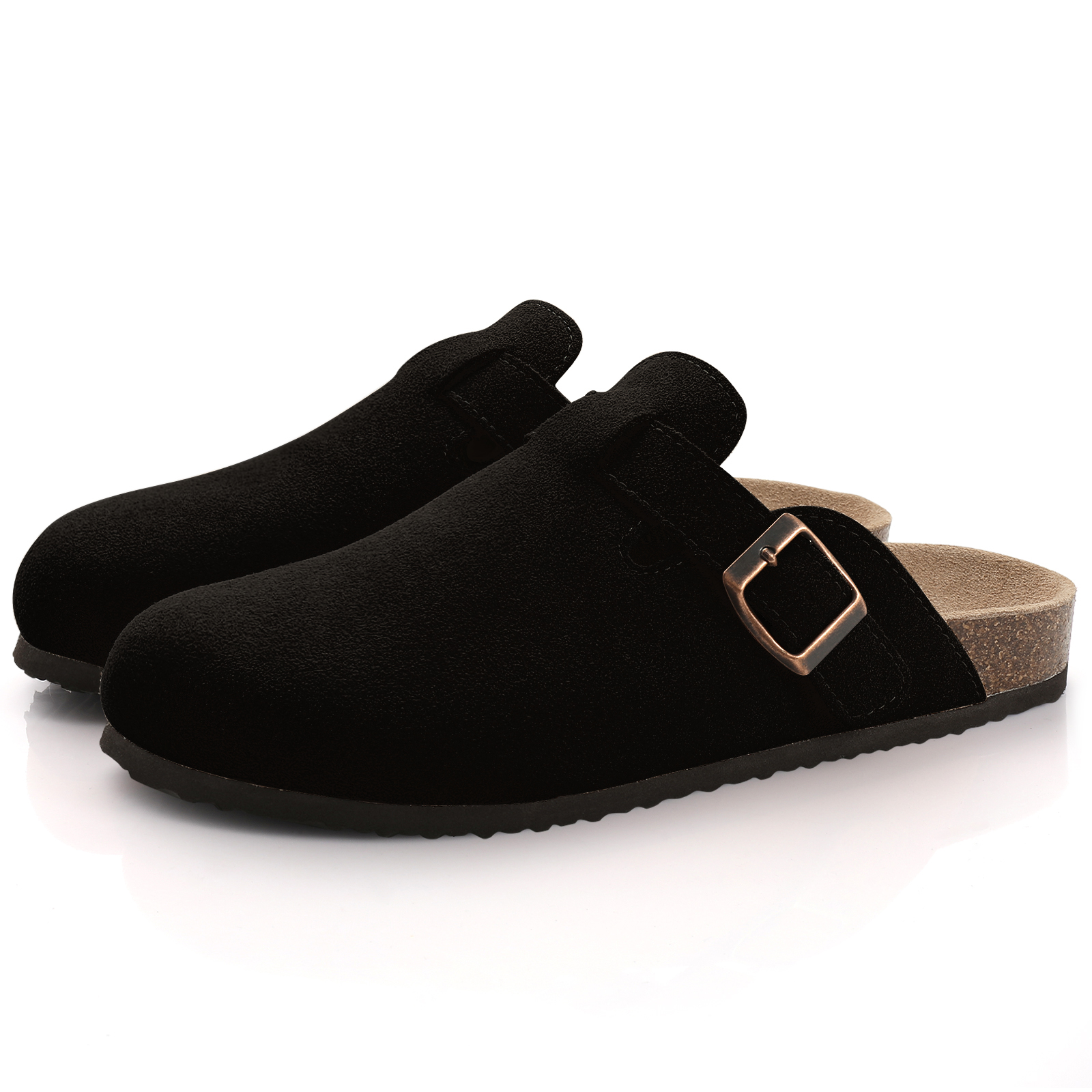 Fashion Women's Suede Mules Sl - Insole Arch Support 评论和价格