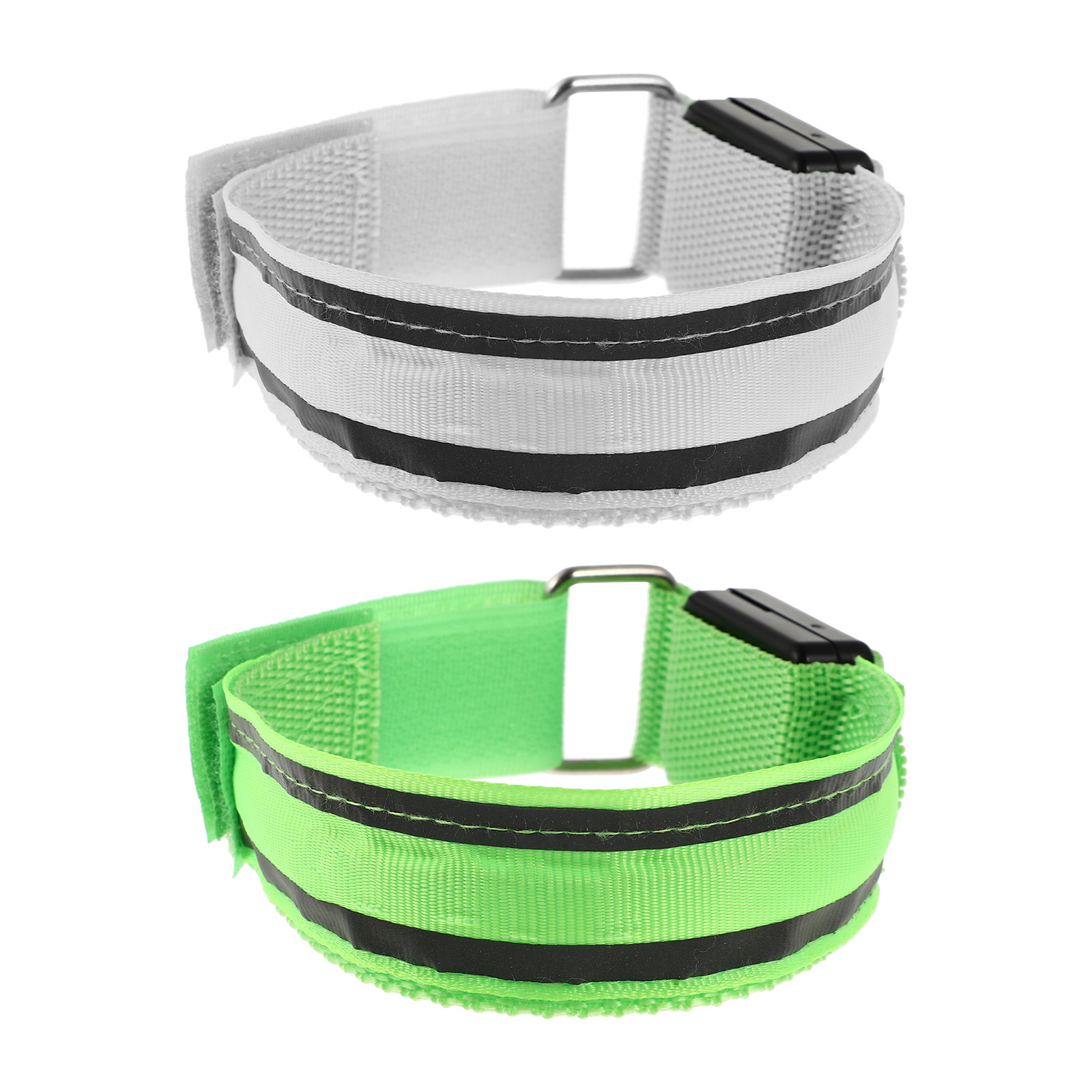 2Pcs LED Luminous Armband Fluo - Running Gear In The Dark 评论和价格