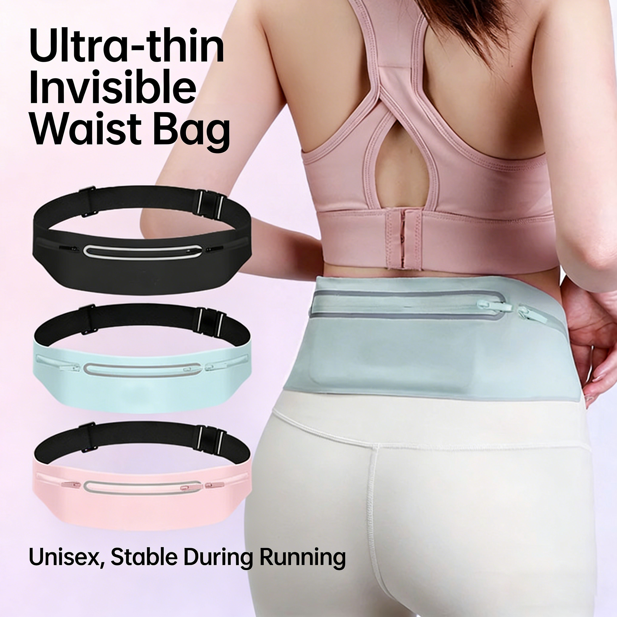 Running Belt Waist Bag Sports  - Running Gear Holder 评论和价格