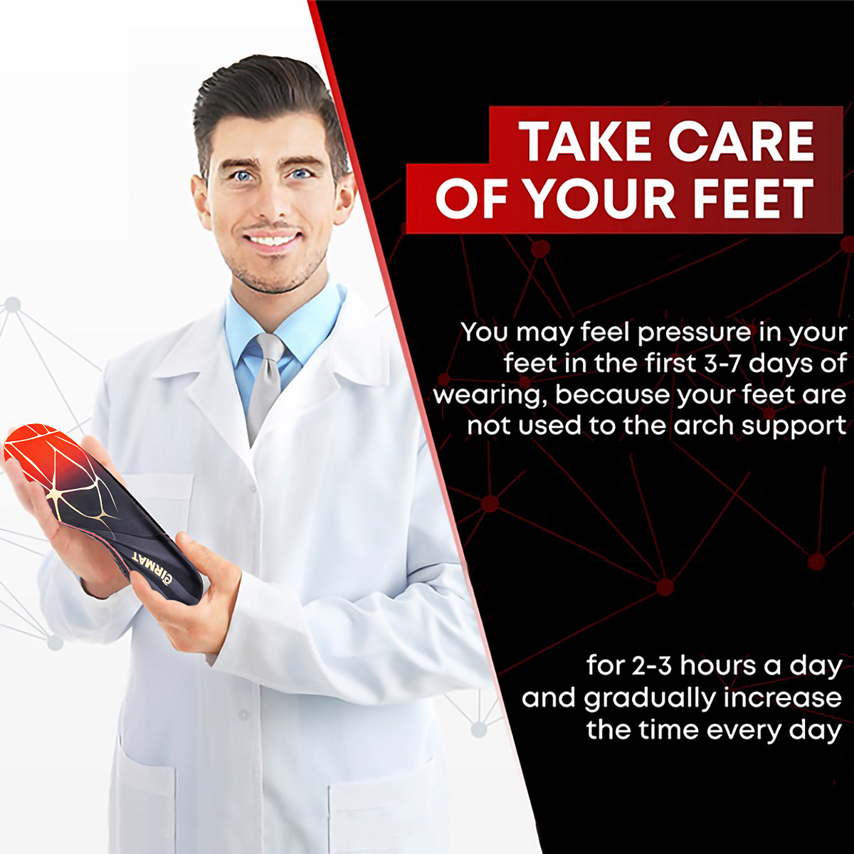 220+ Lbs Premium Orthopedic He - Insole Arch Support 评论和价格