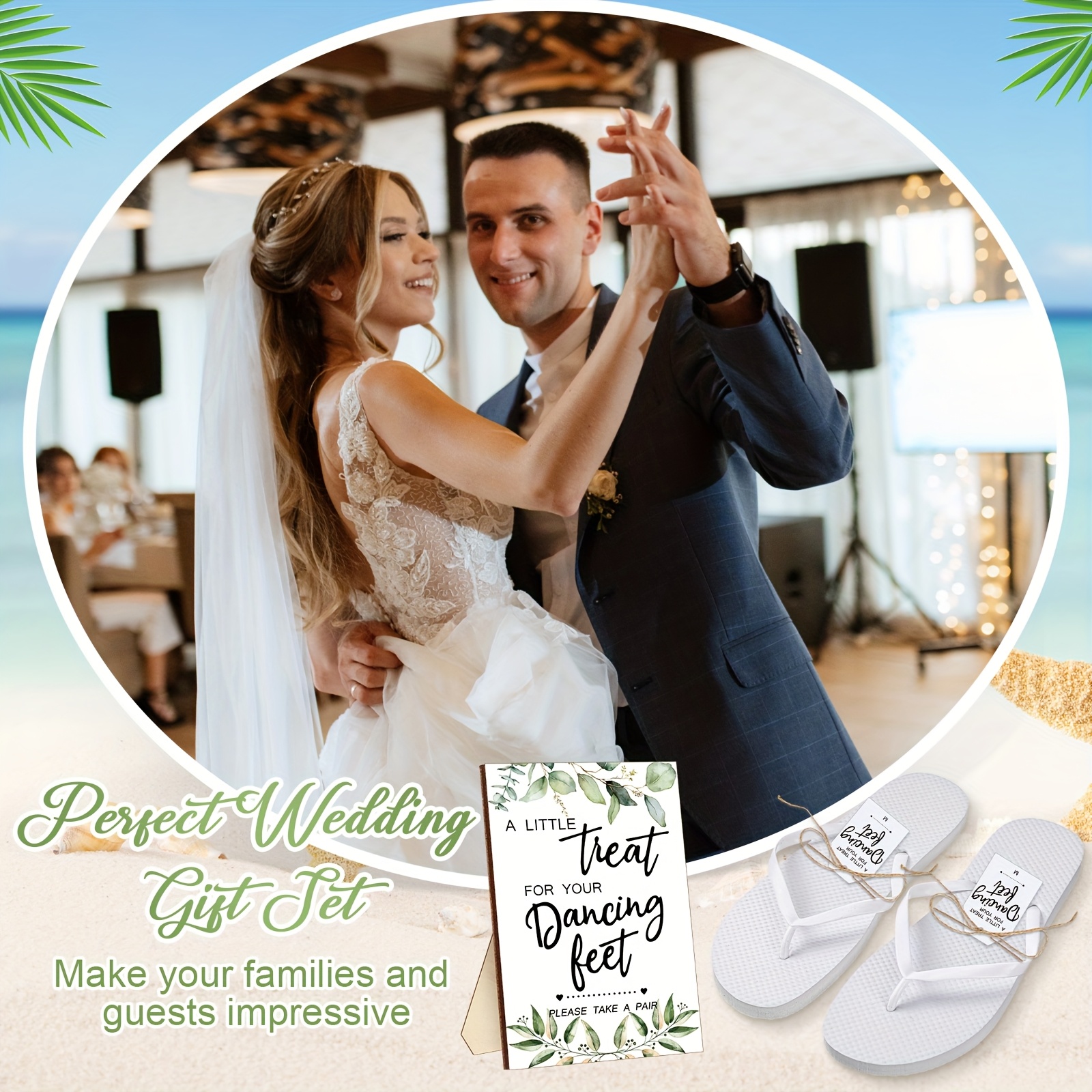 25pcs Bulk Wedding Flip Flops  - Insole Arch Support 评论和价格