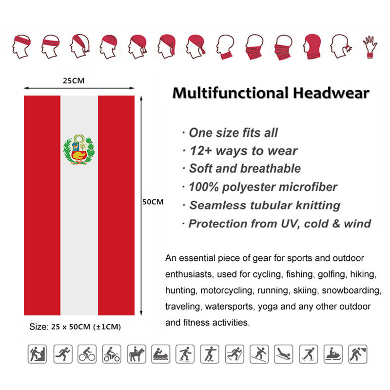 Brand New  Peruvian Flag Patte - Running Gear Brands 评论和价格