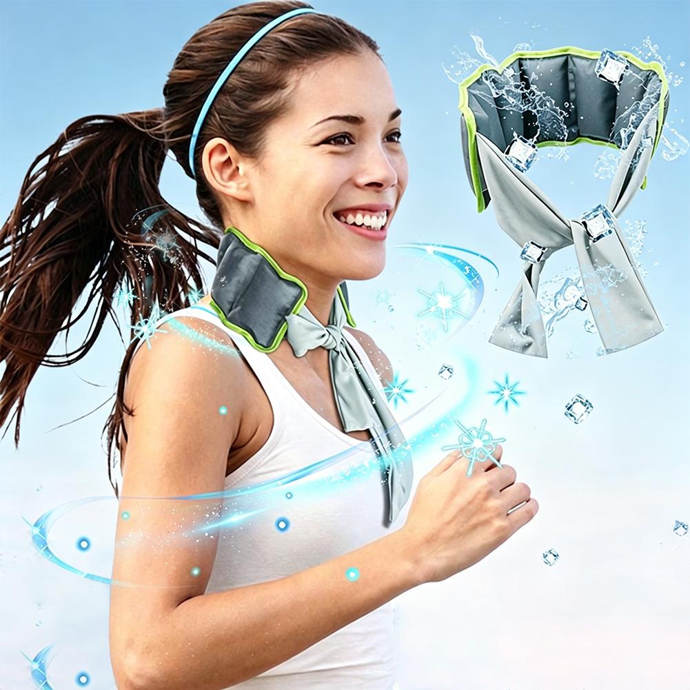Reusable Cooling Ice Neck Wrap - Energy Gel Pack 评论和价格