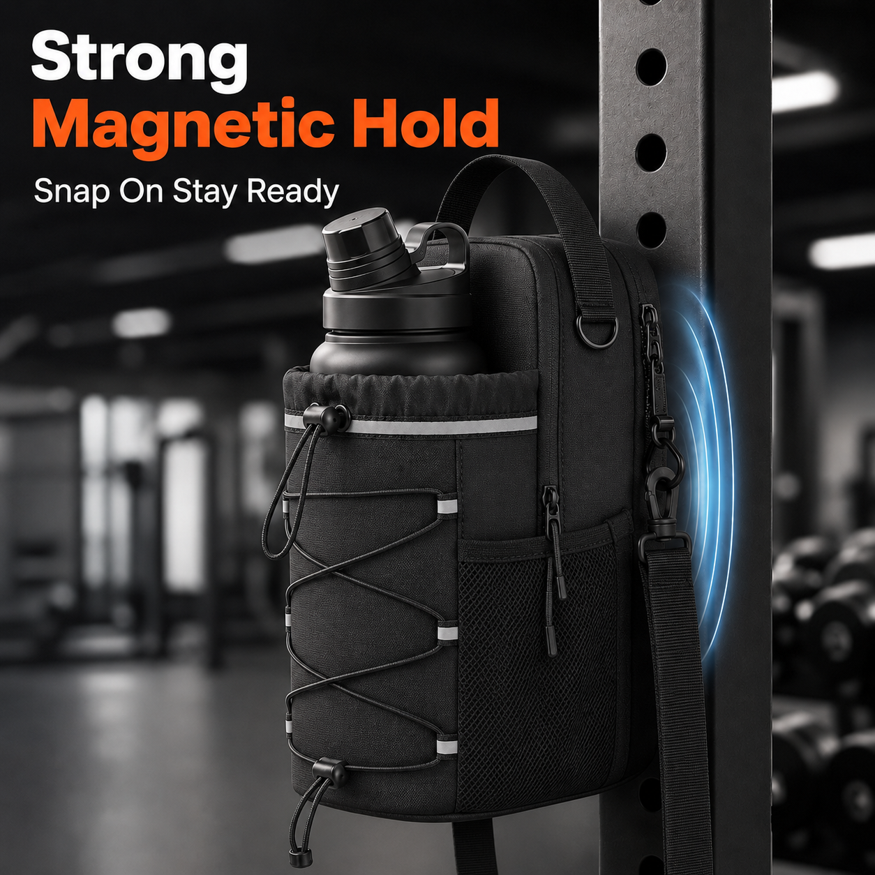 Magnetic Gym Bottle Bag Water  - Running Gear Holder 评论和价格