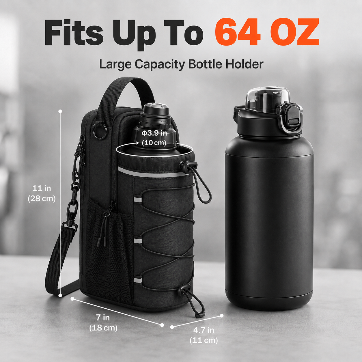 Magnetic Gym Bottle Bag Water  - Running Gear Holder 评论和价格
