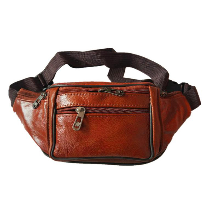 Leather Men Waist Chest Bag Th - Running Gear Holder 评论和价格