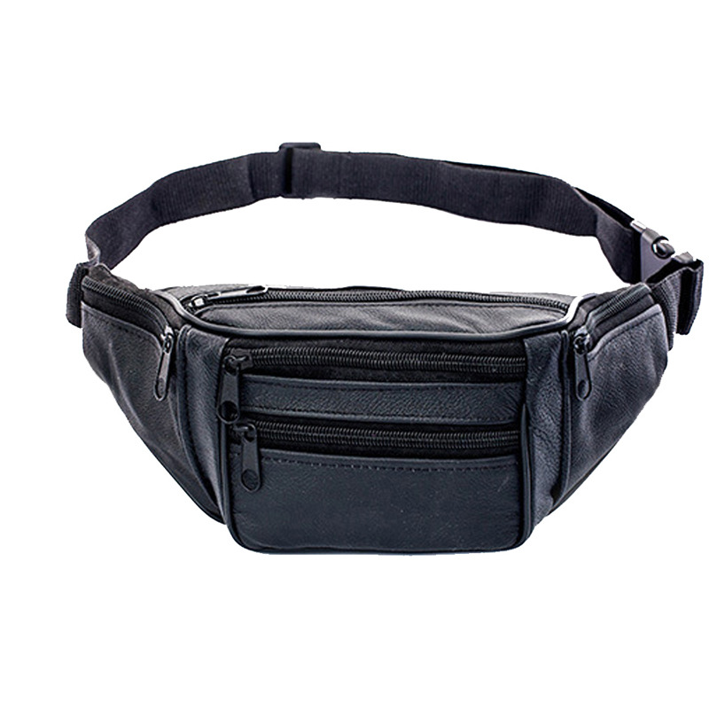 Leather Men Waist Chest Bag Th - Running Gear Holder 评论和价格